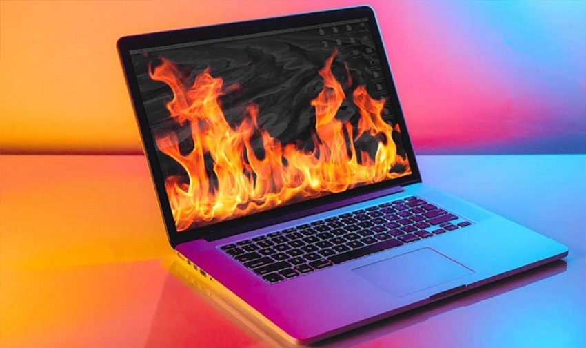 گرم شدن لپ تاپ